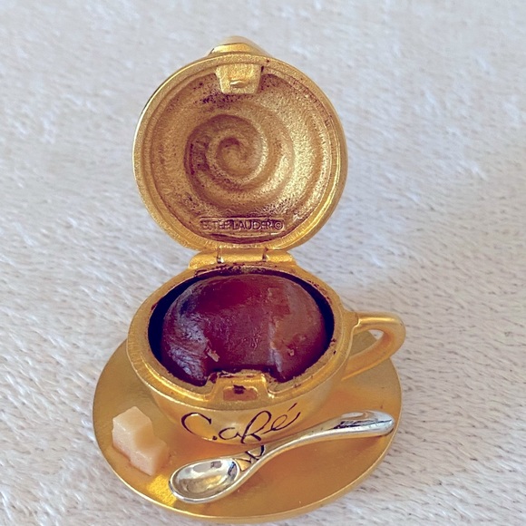 Estée Lauder Vintage 1999 Cafe Solid Perfume Compact with Beautiful Perfume. - Picture 9 of 10